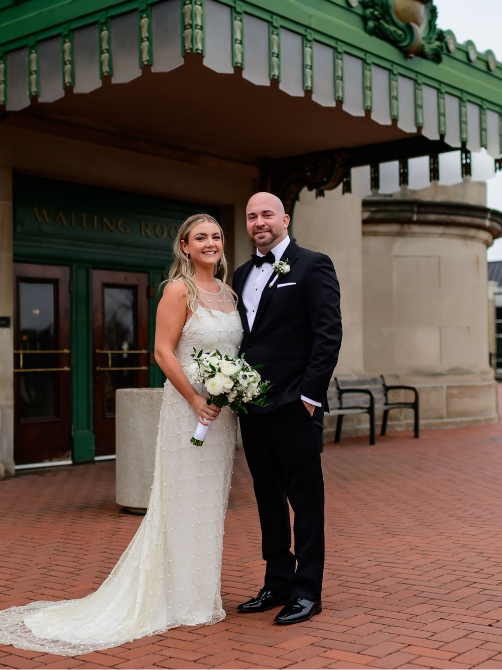 BHLDN Ivory Beaded Wedding Dress
